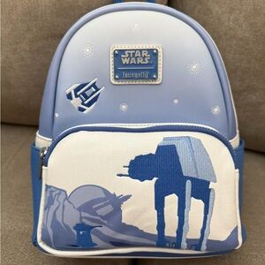 Loungefly Star Wars Blue and White Mini Backpack